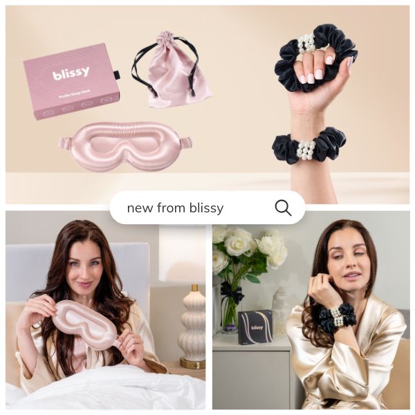 profile sleep mask and mini pearls