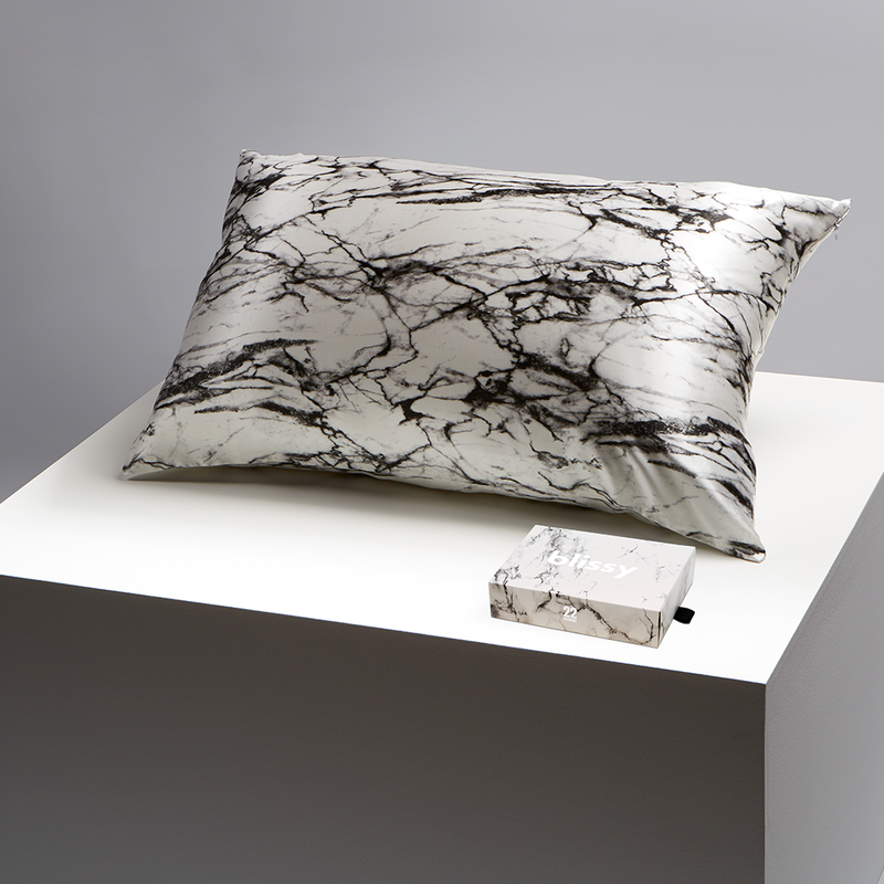 Pillowcase - Light Marble - King