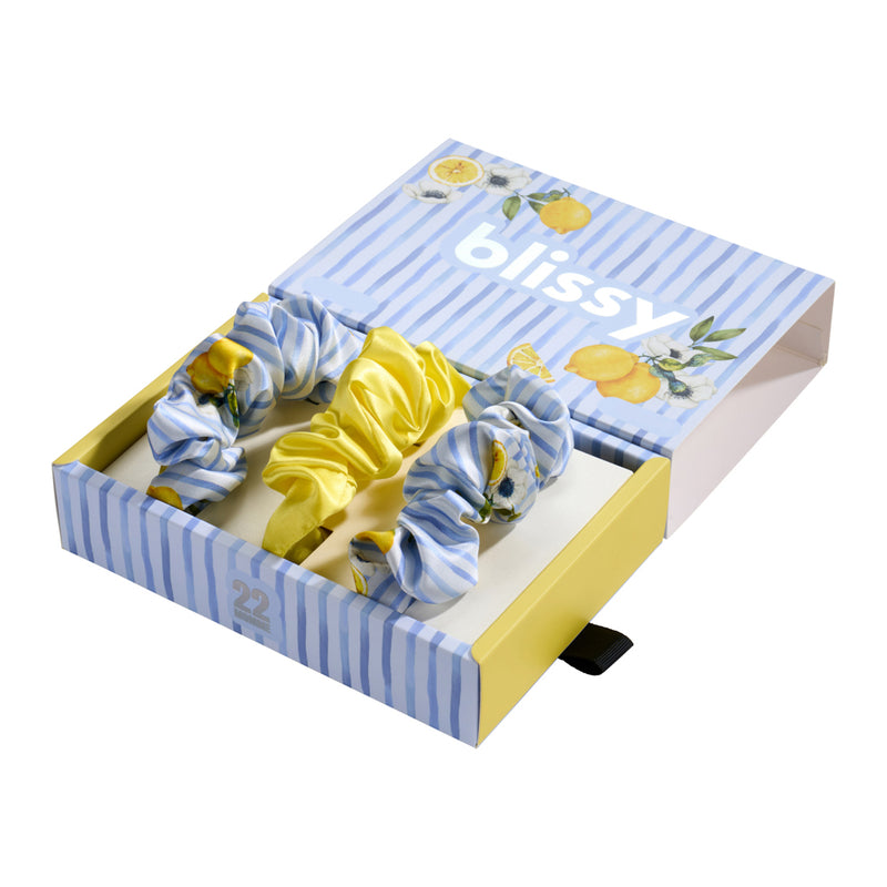 Blissy Scrunchies - Lemon Bloom