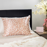 Pillowcase - Nicole Miller - Mauve Cheetah - Standard