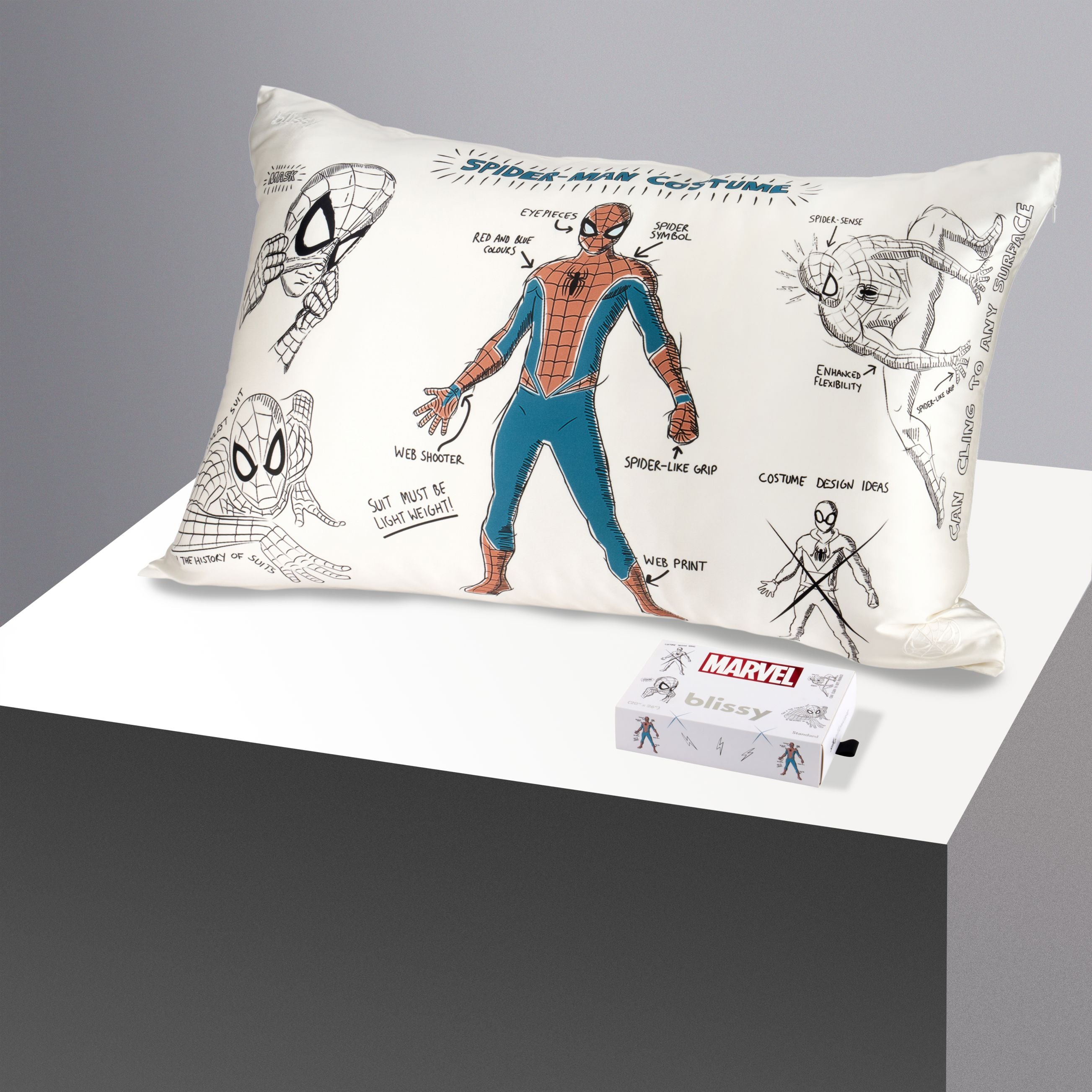 Pillowcase - Spider-Man - Spidey Costume Sketch - Standard