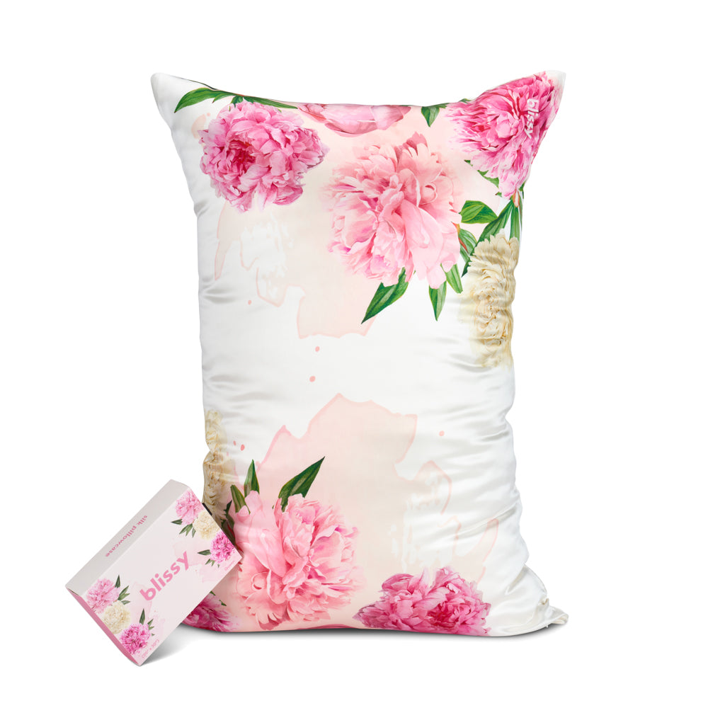 Blissy 100 Mulberry 22Momme Silk Pillowcase Zodiac Flower Scorpio