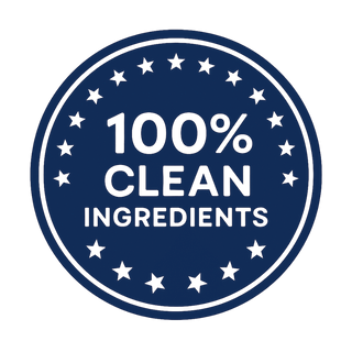 100% clean ingredients