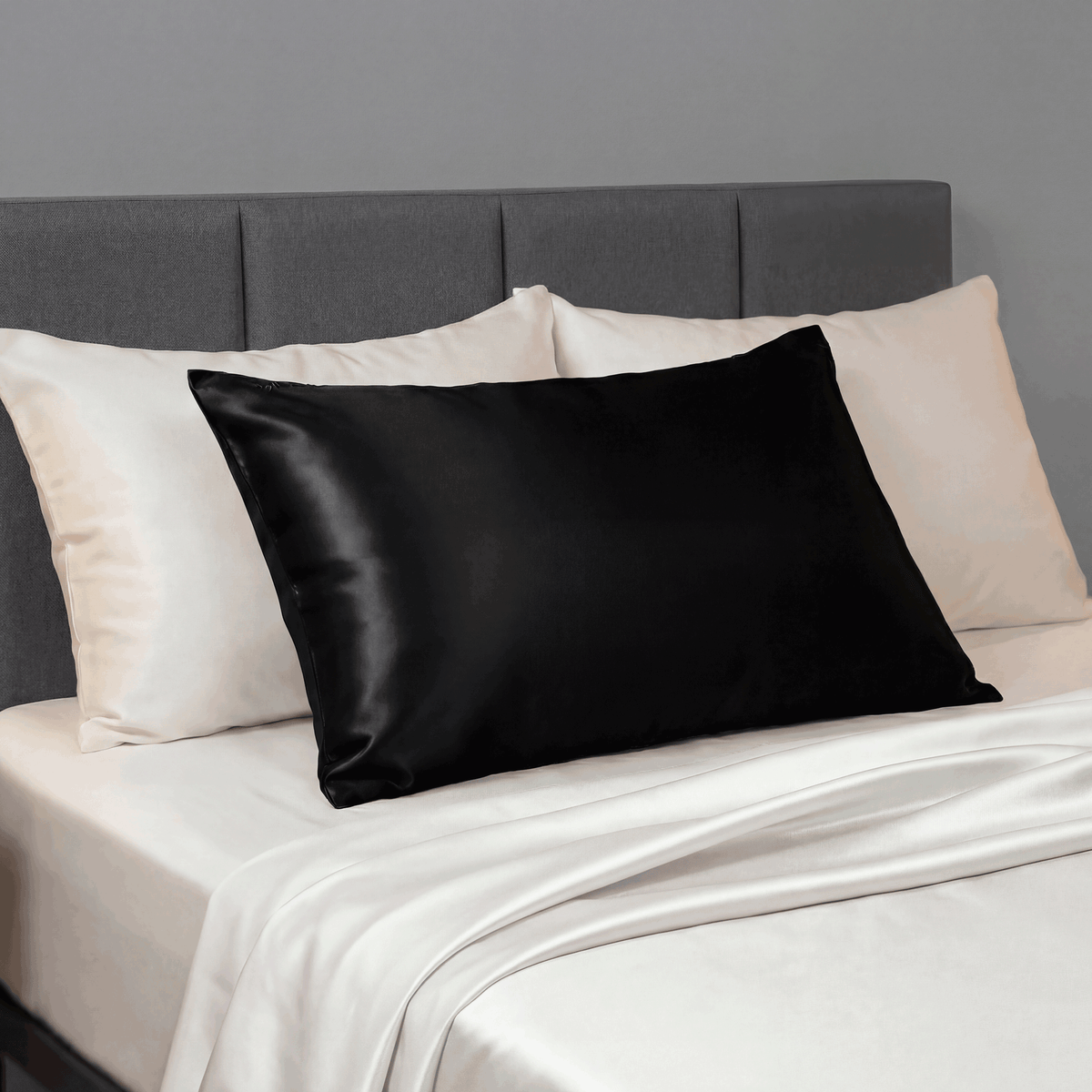 Pillowcase - Black - King