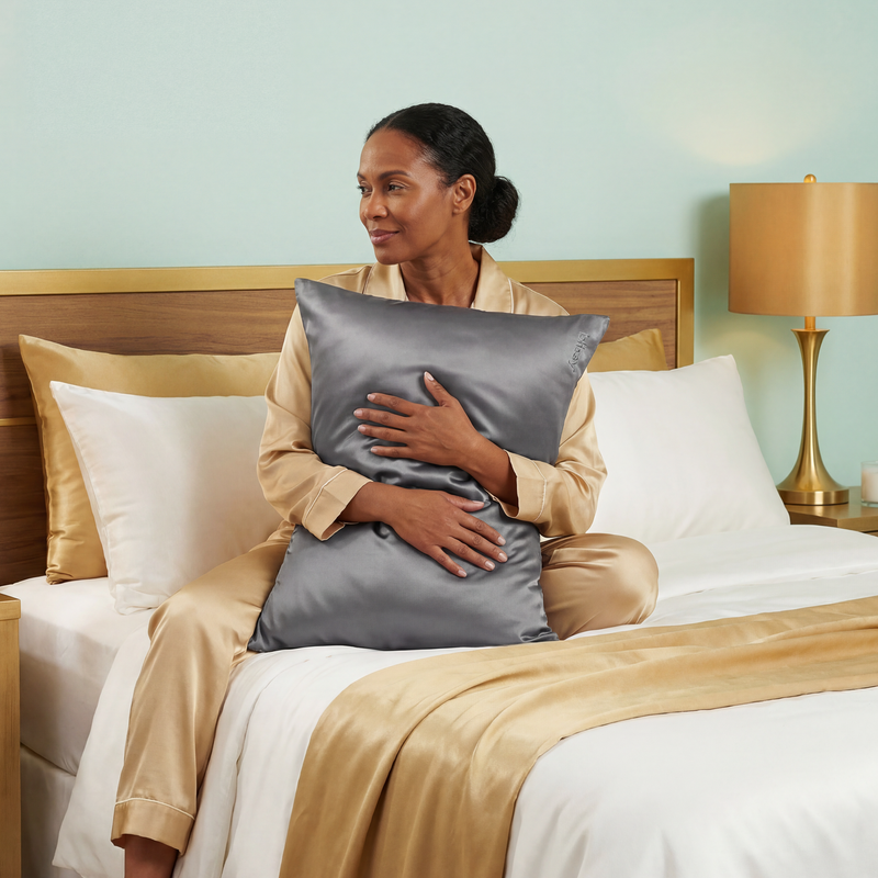 Pillowcase - Grey - King