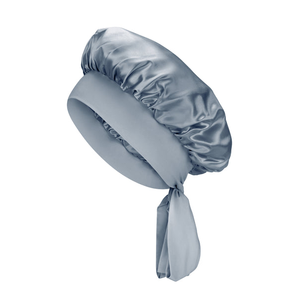 Blissy Bow Bonnet - Ash blue