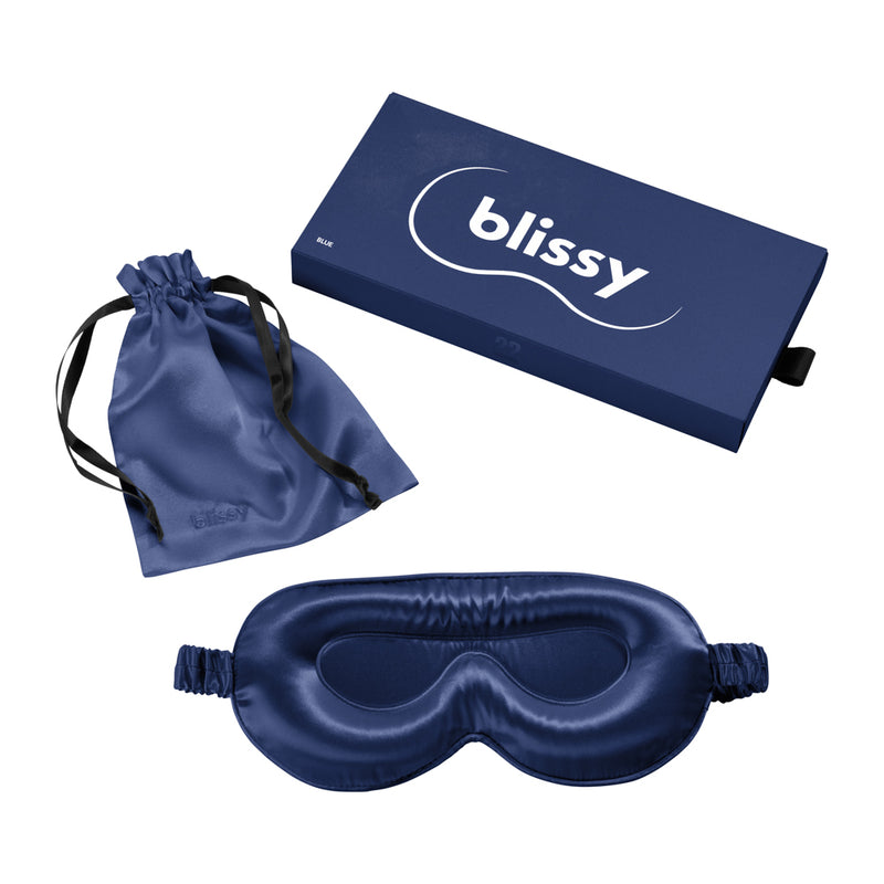 Sleep Mask - Blue - Profile