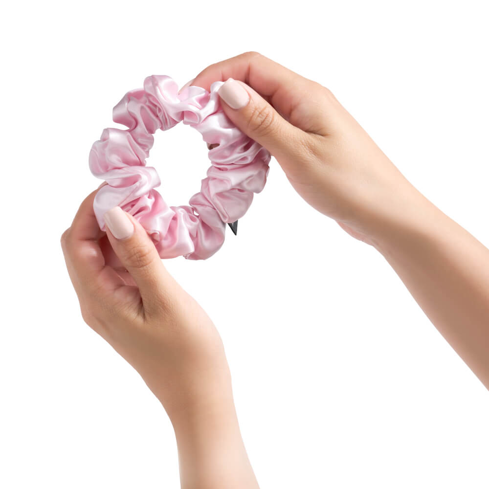 Blissy Blush Silk Blissy Scrunchies Detail –