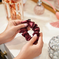 Blissy Scrunchies - Burgundy