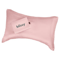 King Pink Crescent Pillowcase – Blissy Premium Silk