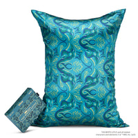 Pillowcase - White Lotus - Emerald Jungle - King