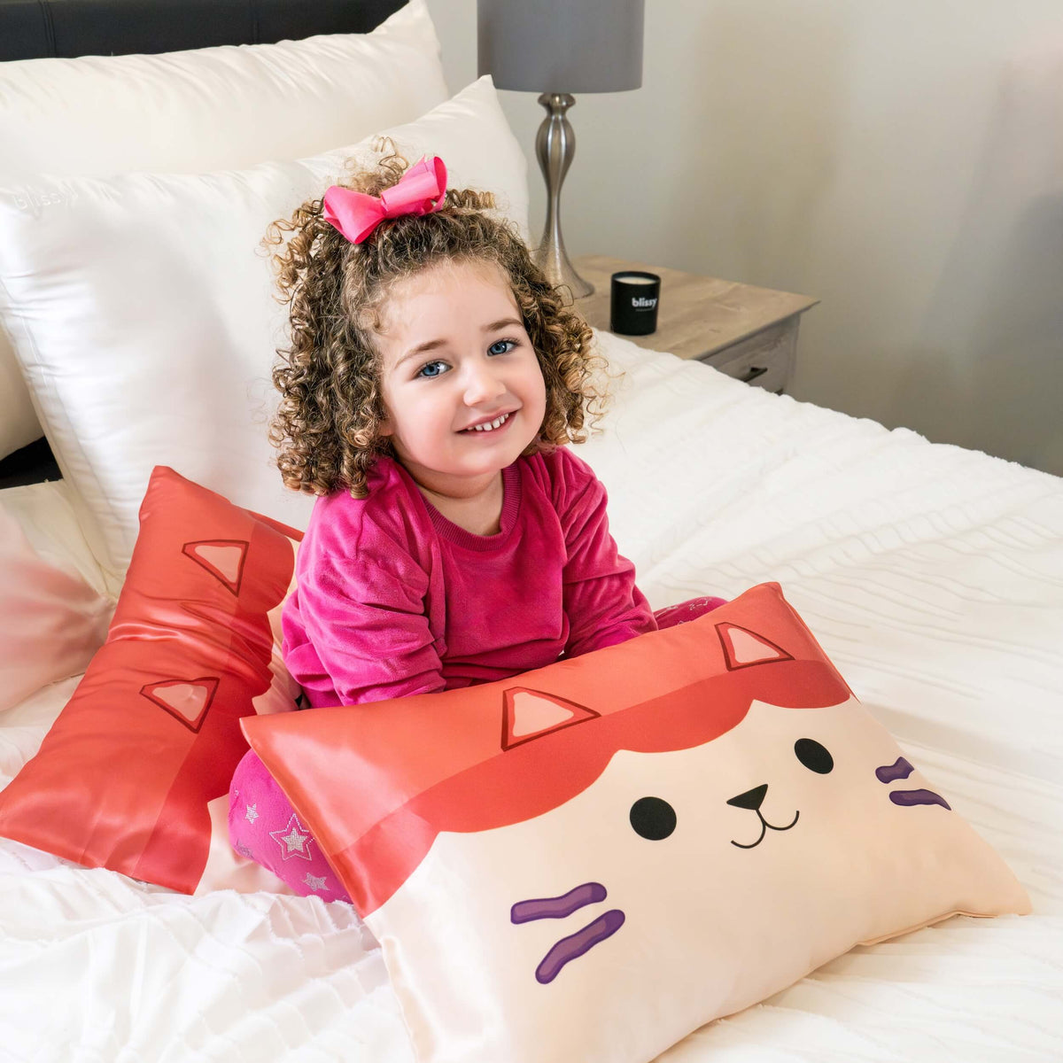 Gabby'S Dollhouse Pillowcase Close-Up – Blissy 22 Momme Silk