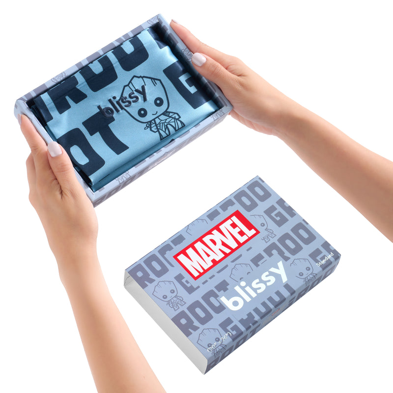 Pillowcase - Marvel™ - Blue Groot Letter Print - Youth