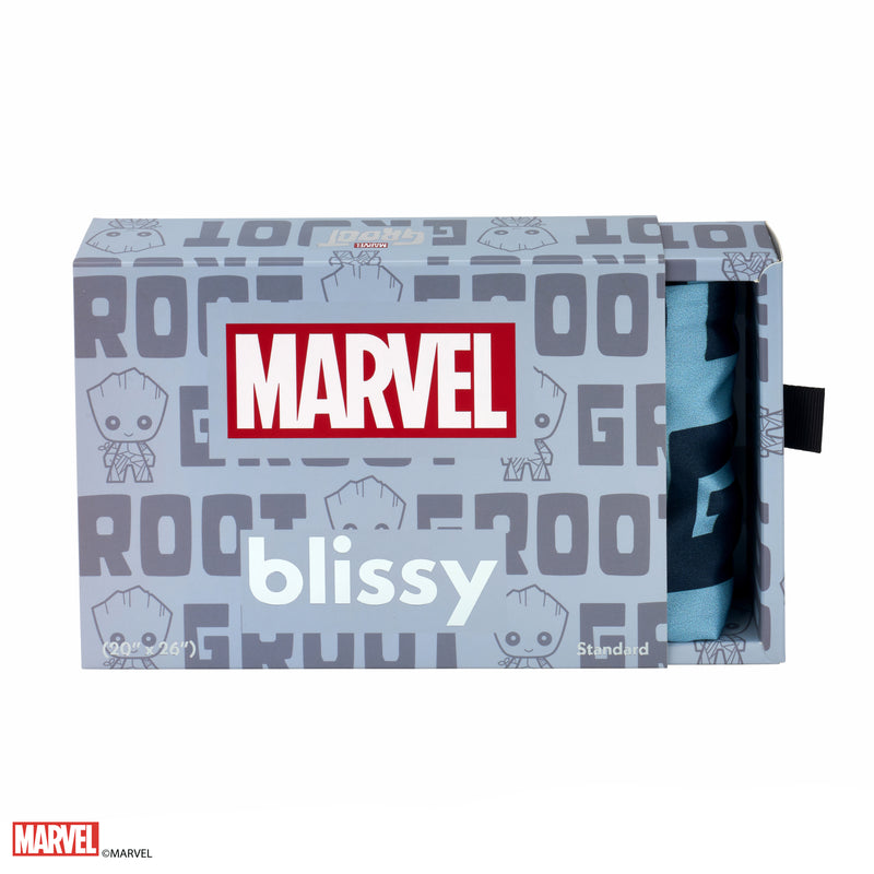 Pillowcase - Marvel™ - Blue Groot Letter Print - Queen