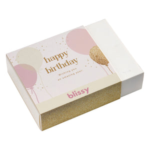 Blissy - Happy Birthday Gift Sleeve - Gold