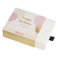 Blissy - Happy Birthday Gift Sleeve - Gold