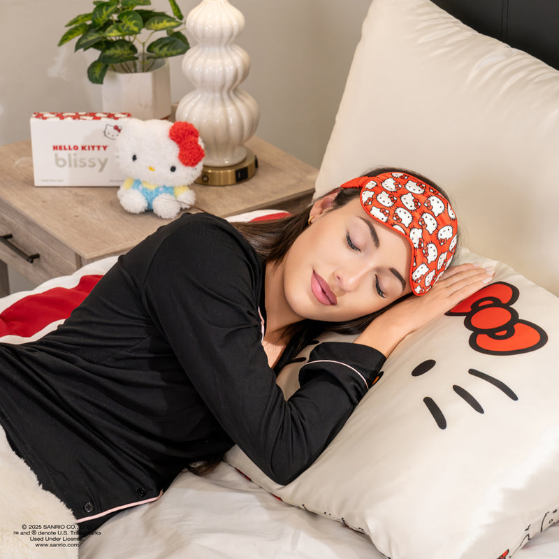 Sleep Mask - Happy Hello Kitty