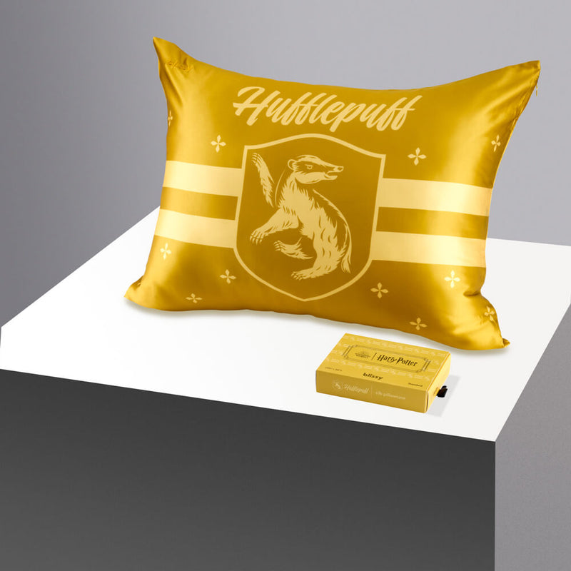 Pillowcase - Harry Potter - Hufflepuff™ - Queen - Blissy Mulberry Silk Harry Potter – Blissy Silk Pillowcase