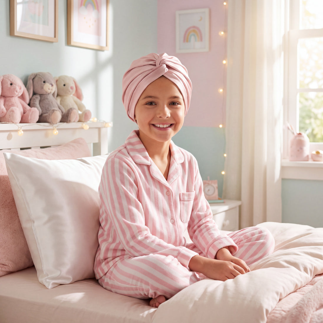 Blissy Junior Bonnet - Pink