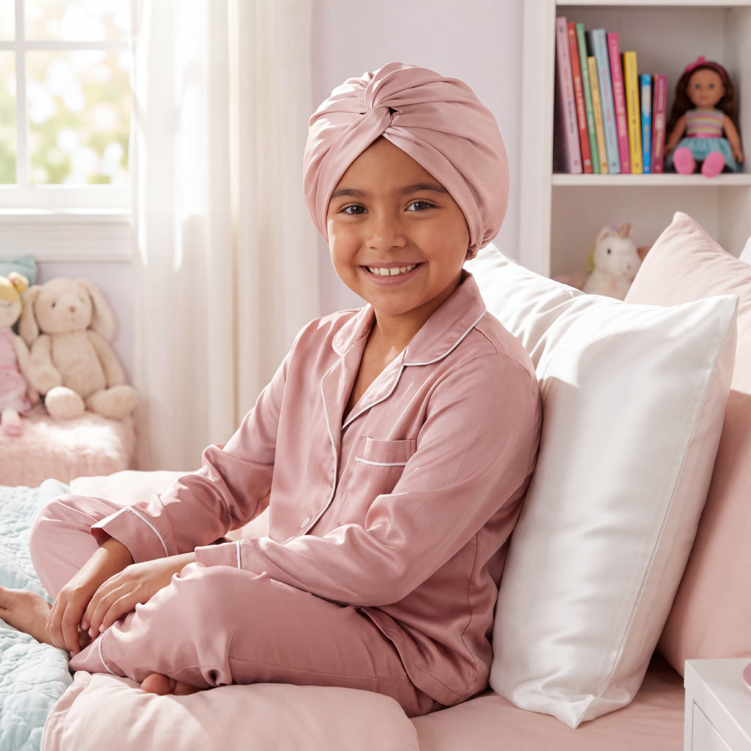 Blissy Junior Bonnet - Pink