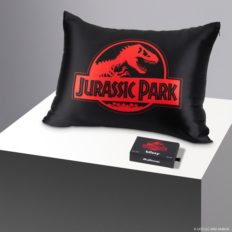 Pillowcase - Jurassic Park™ - Standard - Blissy King Jurassic Park™ Pillowcase – 22 Momme Mulberry Silk, 100% Silk