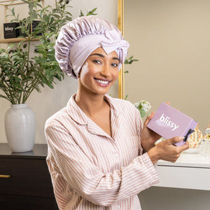 Blissy Bow Bonnet - Lavender