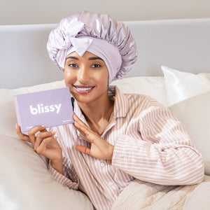 Blissy Bow Bonnet - Lavender