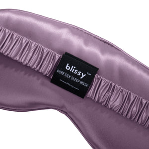 Sleep Mask - Lavender - Diamond Quilted