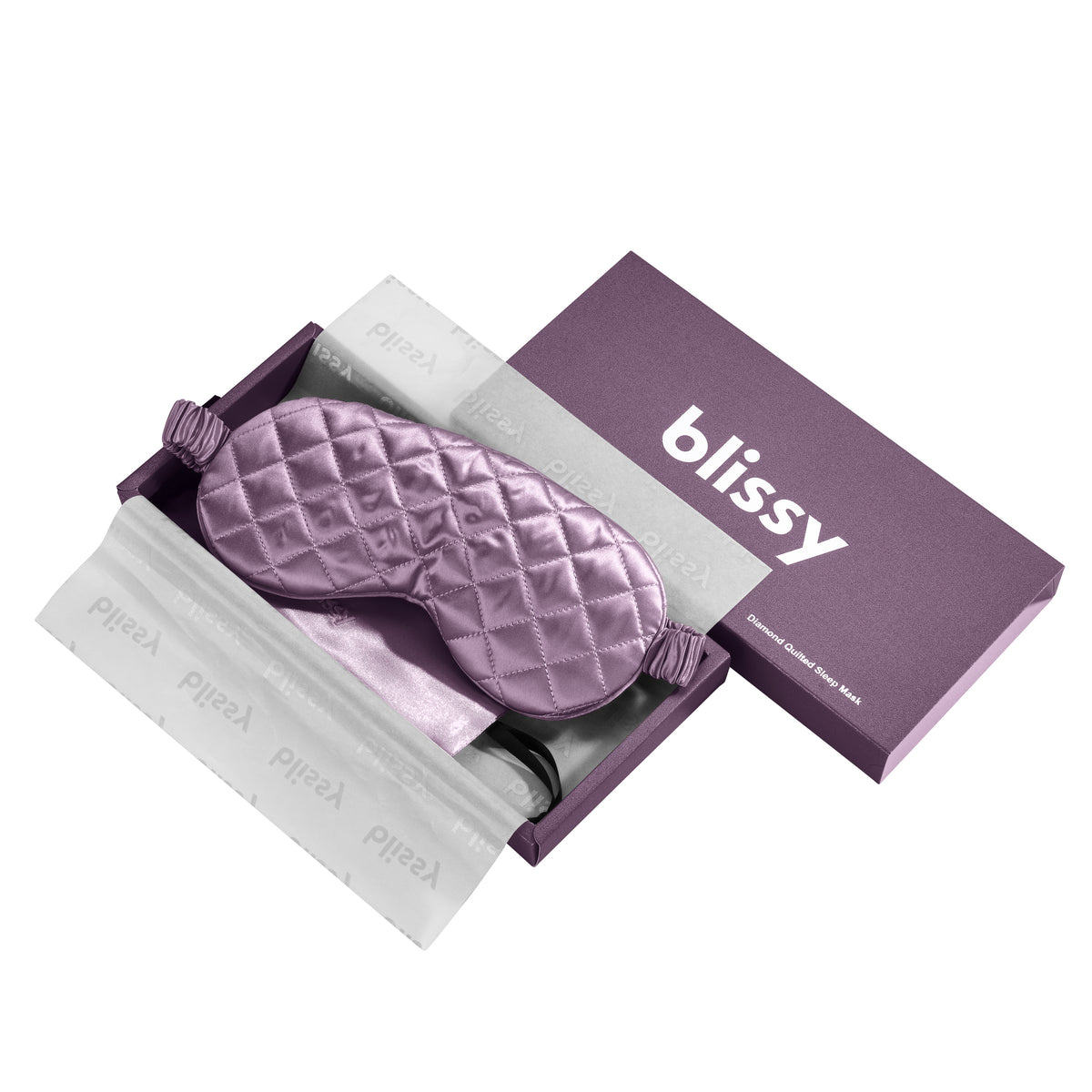 Lavender Mulberry Silk Sleep Mask – Blissy