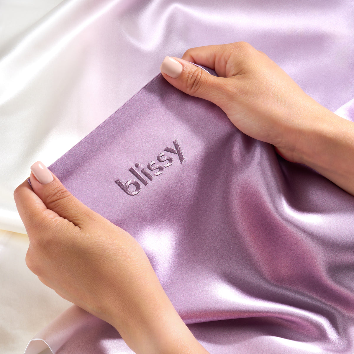 Lavender Ombre Mulberry Silk Pillowcase – Blissy King