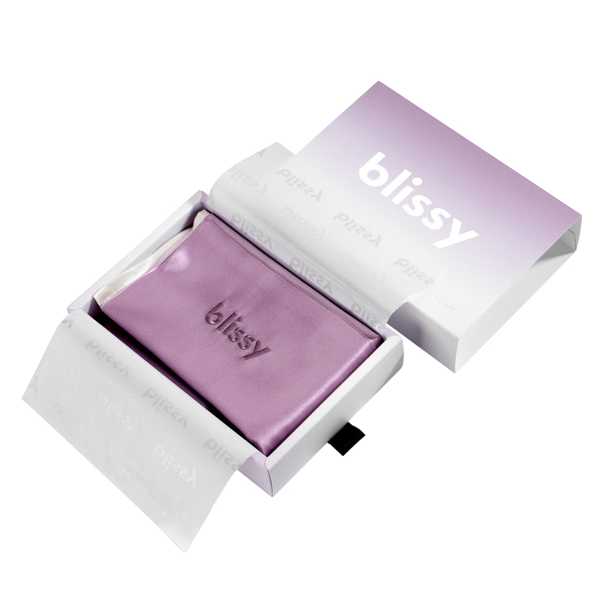 Blissy Mulberry Silk Pillowcase – Lavender Ombre King