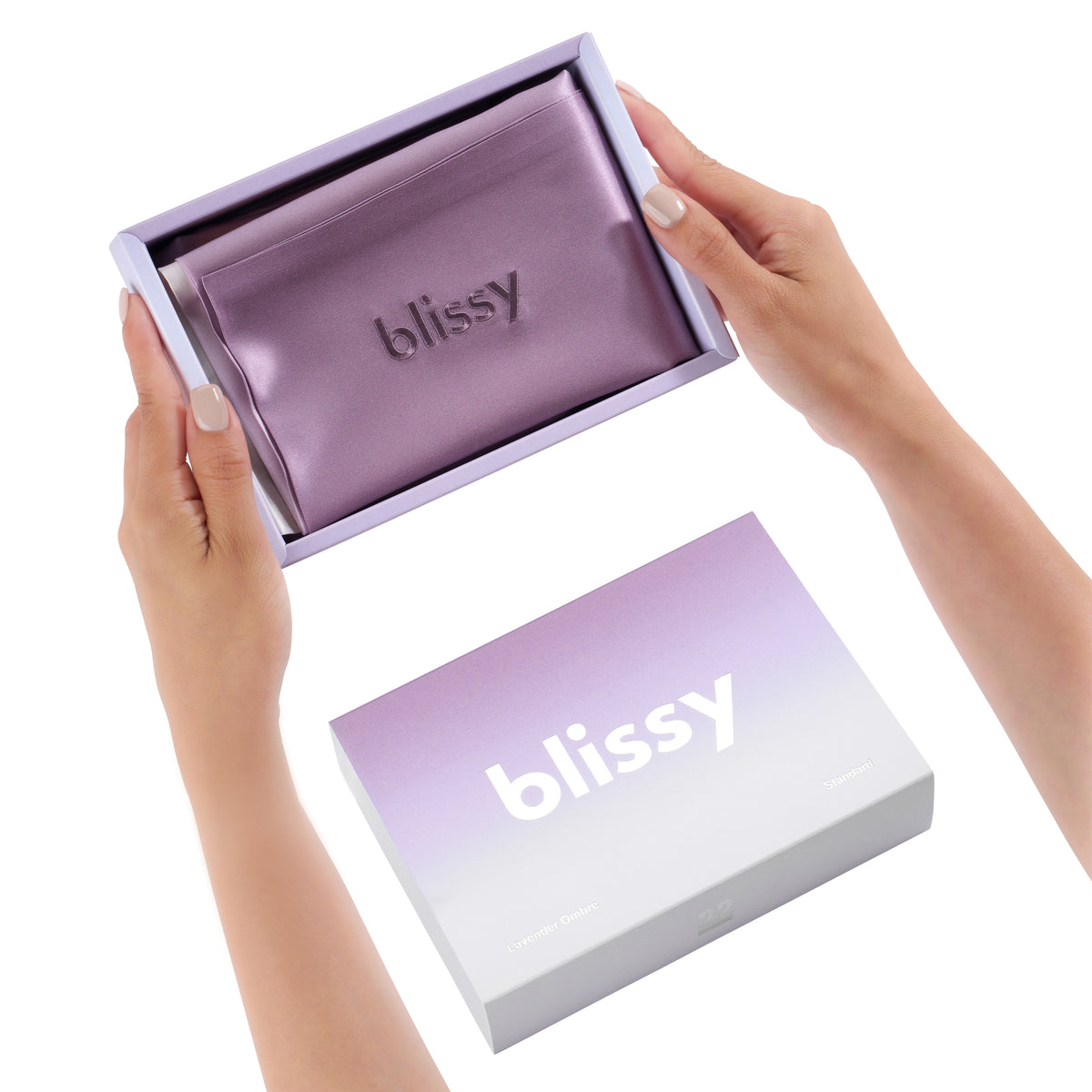 King Lavender Ombre Pillowcase – Blissy Premium Silk