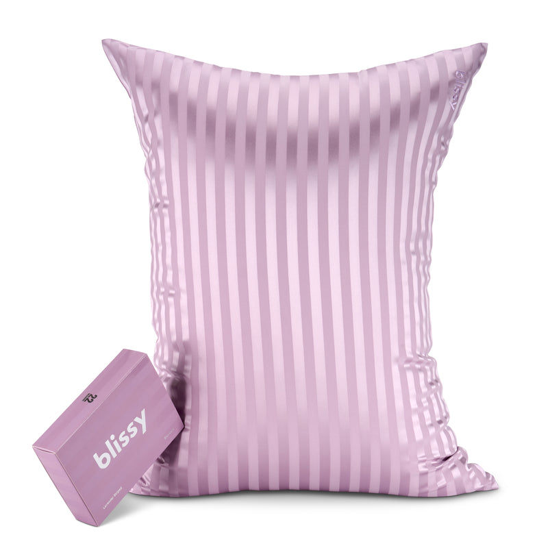 Pillowcase - Lavender Striped - King