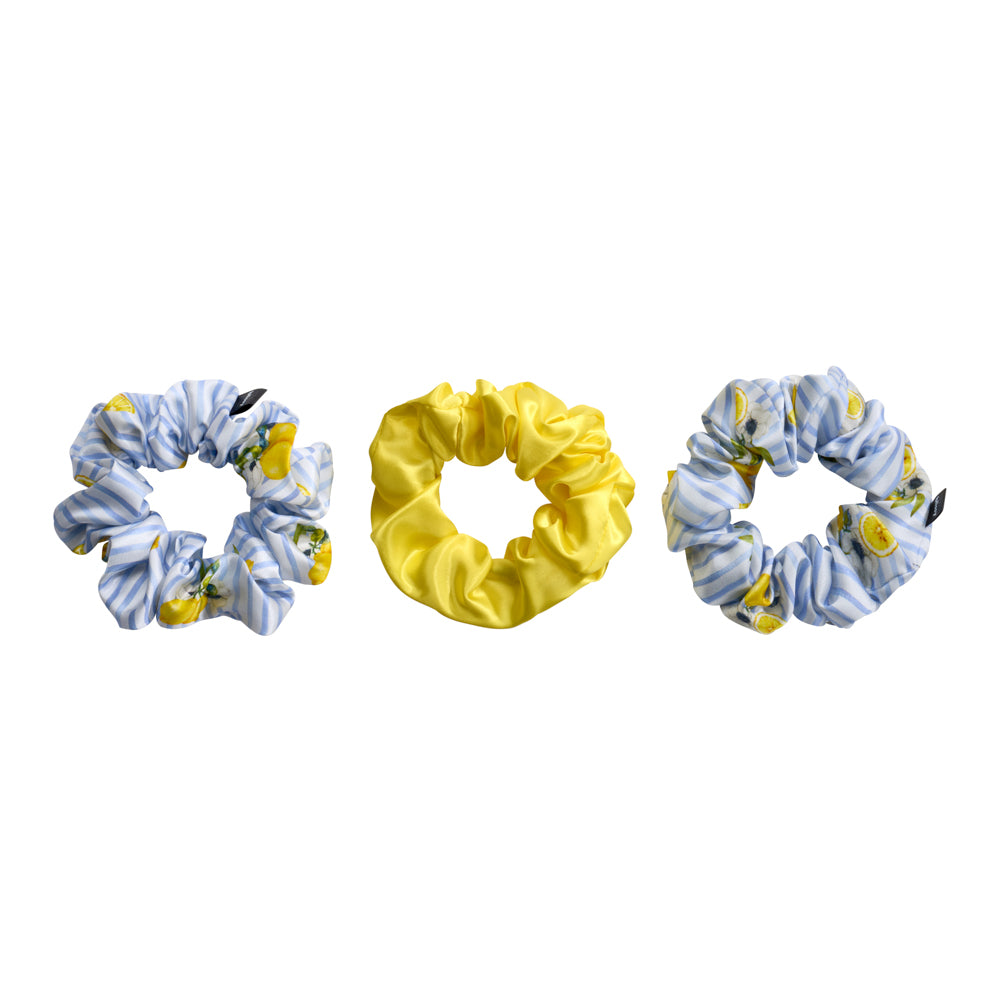 Lemon Bloom Blissy Scrunchies – Blissy Premium Silk