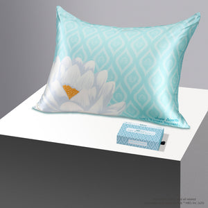 Pillowcase - White Lotus - Paradise Lotus - King