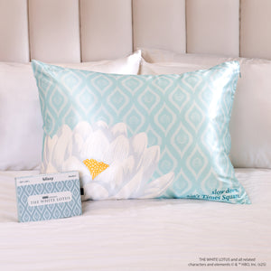 Pillowcase - White Lotus - Paradise Lotus - Queen