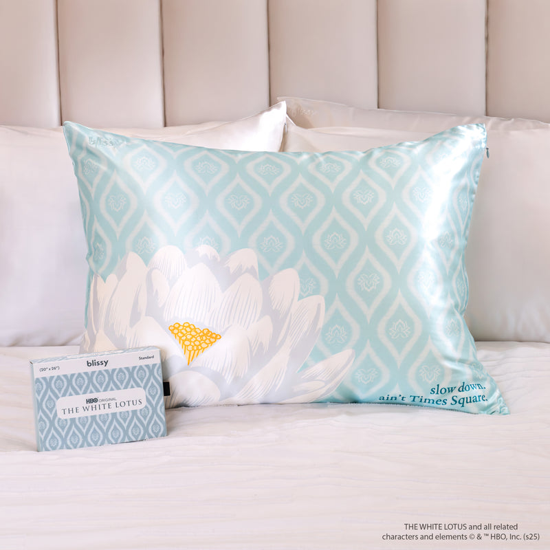 Pillowcase - White Lotus - Paradise Lotus - King