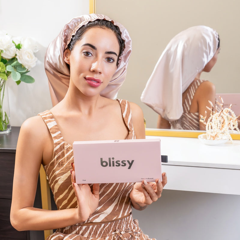 Blissy Cascade Bonnet- Pink