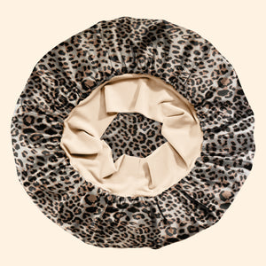 Blissy Halo Bonnet - Leopard