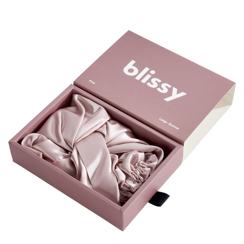 Blissy Large Pink Blissy Bonnet Lifestyle – Mulberry Silk