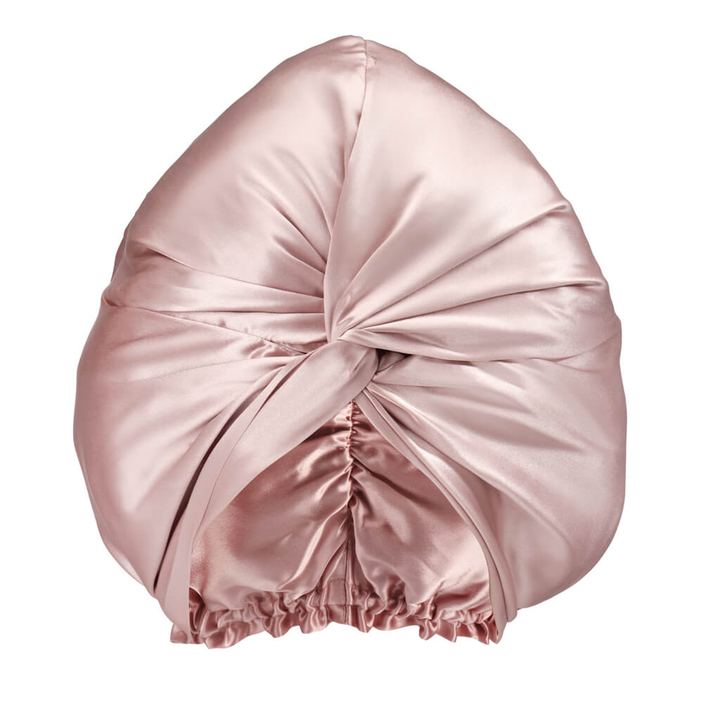 Blissy Pink Silk Blissy Bonnet Detail – Large