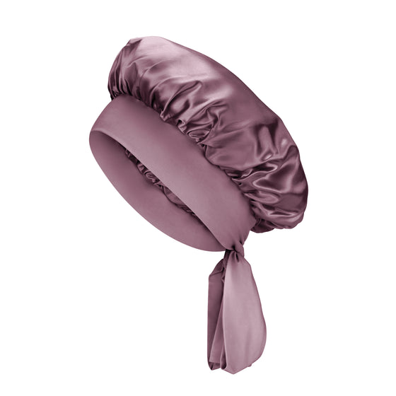 Blissy Bow Bonnet - Plum