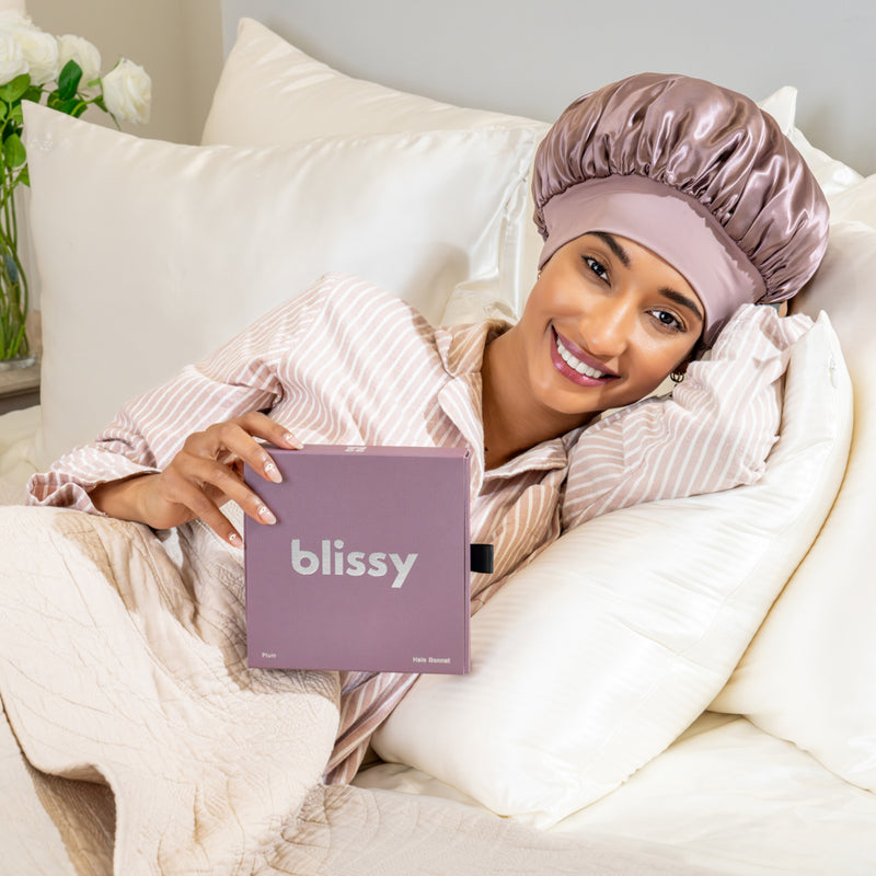 Blissy Halo Bonnet - Plum