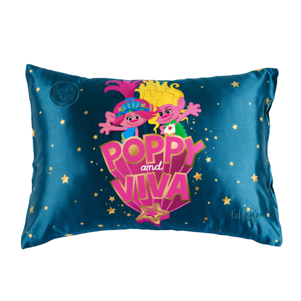 Blissy Trolls Silk Pillowcase Detail – King