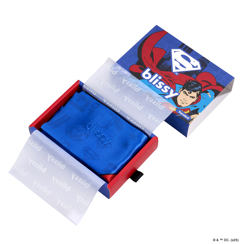 Standard Superman Dreams Pillowcase – Blissy Premium Silk