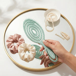 Teal Blissy Detangling Brush – Blissy Premium Silk