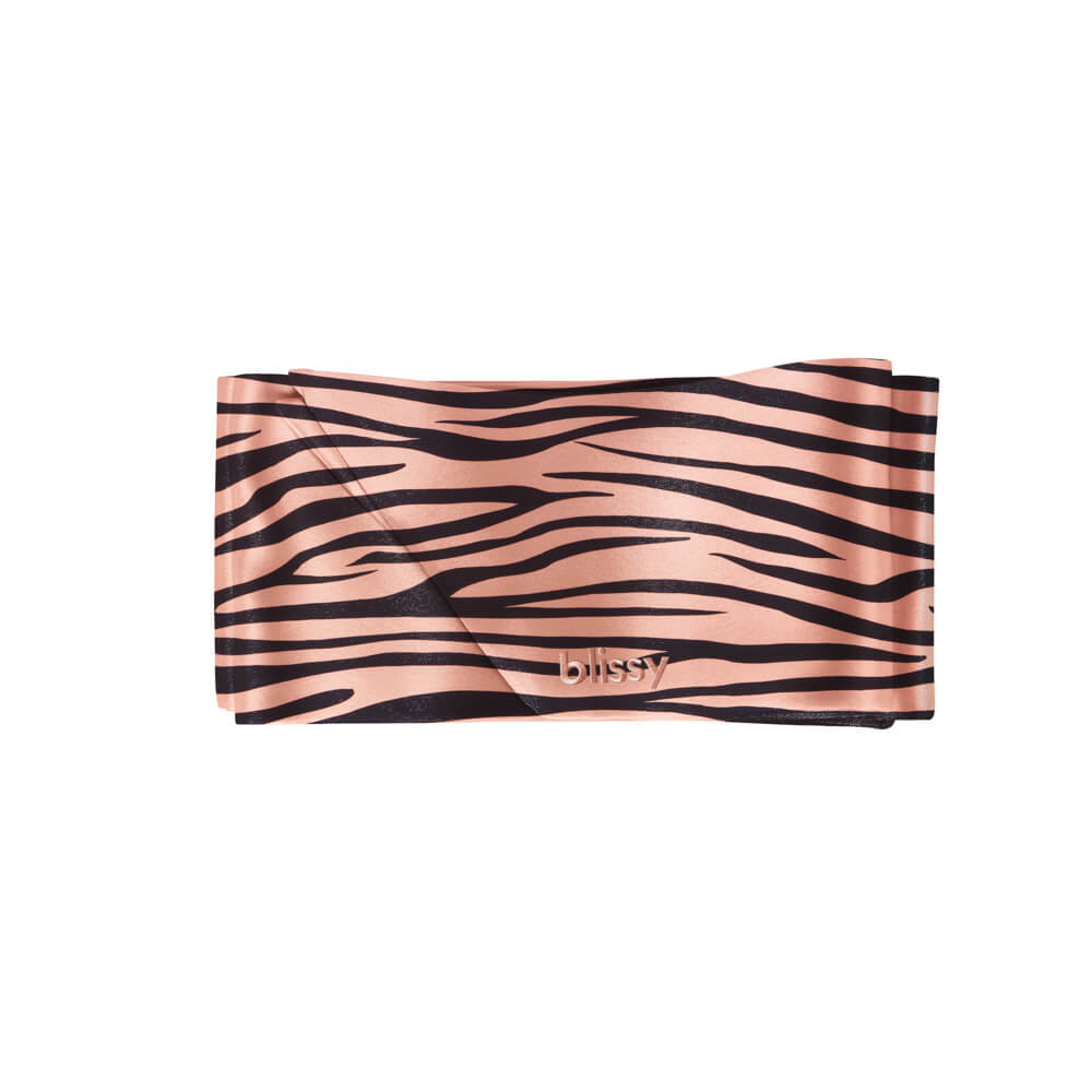 Blissy Tiger Silk Blissy Hair Ribbon Detail –