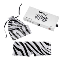 Sleep Mask - Zebra - Weighted
