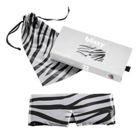 Sleep Mask - Zebra - Weighted