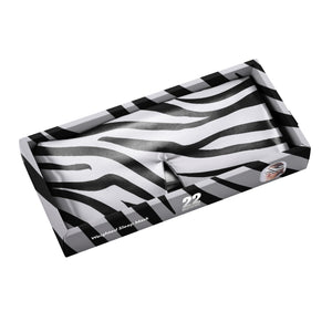 Sleep Mask - Zebra - Weighted